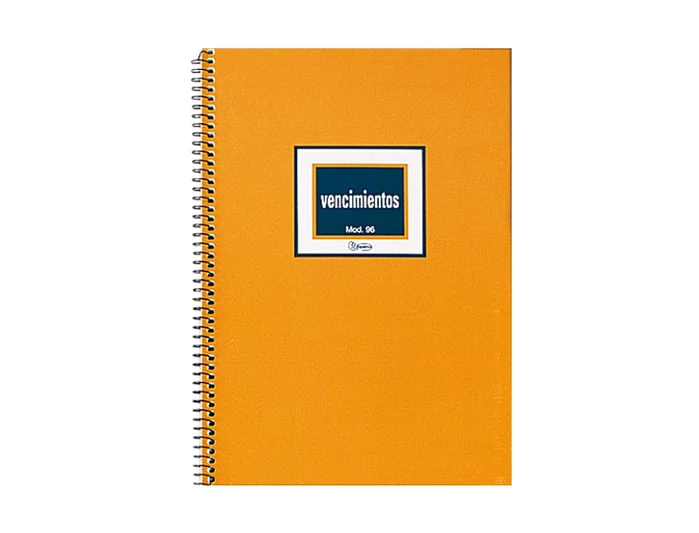 Miquelrius Cuaderno de Vencimientos Nº 96 Cuarto Natural 48 Hojas 102 g/m²