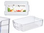 Kinvara Organizador para Nevera 37 x 21.5 x 9 cm Plástico Transparente (Set de 12)