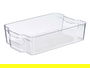 Kinvara Organizador para Nevera 37 x 21.5 x 9 cm Plástico Transparente (Set de 12)