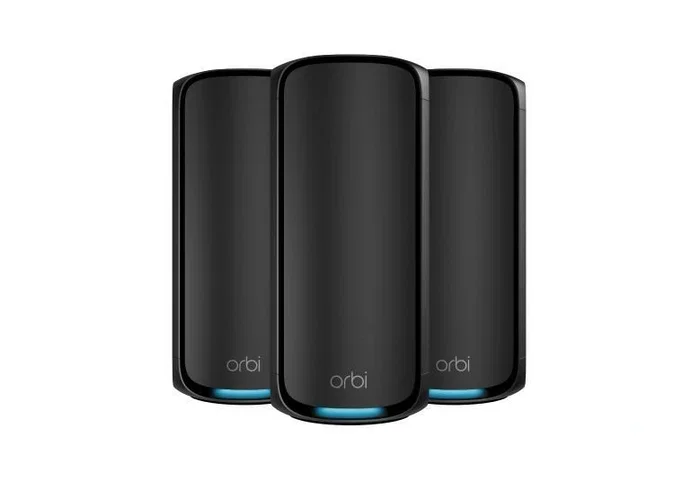 NETGEAR Orbi 970 Series WiFi 7 Quad-band, 3-Pack Negro NETGEAR Orbi 970 Series WiFi 7 Quad-band, 3-Pack Negro
