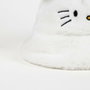 Cerdá Gorro Pescador Pelo Hello Kitty Blanco