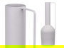 Giftdecor Jarron Acero Alto Gris Pastel 13x39x13cm (Set de 6)