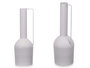 Giftdecor Jarron Acero Alto Gris Pastel 13x39x13cm (Set de 6)