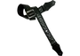 GETM Correa Guitarra/Bajo Caracas Black, Polipiel y Nailon, Ajustable hasta 165 cm, Color Negro