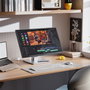 Alogic Clarity Pro Touch 27 UHD 4K Monitor con soporte plegable y USB-C 65W, Negro/Plata