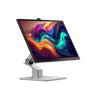 Alogic Clarity Pro Touch 27 UHD 4K Monitor con soporte plegable y USB-C 65W, Negro/Plata