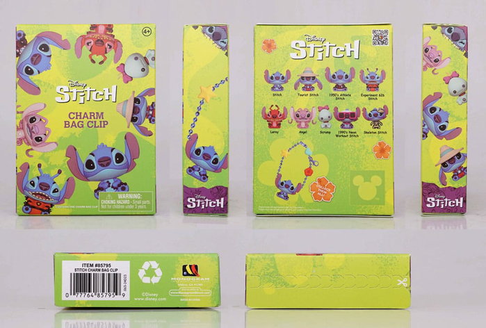 Monogram Int. Lilo & Stitch Colgantes PVC 3D Stitch Charm Expositor (24)