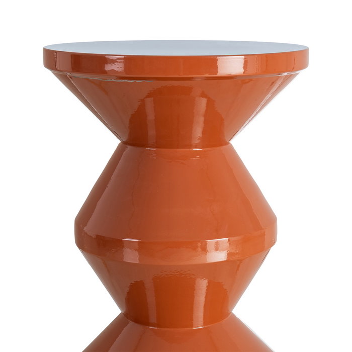 Ixia Mesa Auxiliar Terracota Metal Decoración