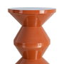 Ixia Mesa Auxiliar Terracota Metal Decoración