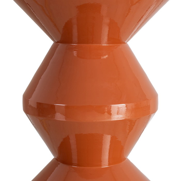 Ixia Mesa Auxiliar Terracota Metal Decoración