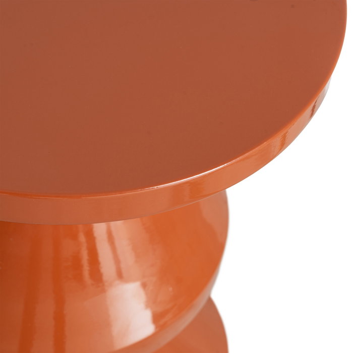 Ixia Mesa Auxiliar Terracota Metal Decoración