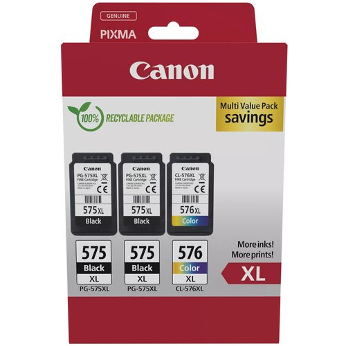 Canon Multipack de Cartuchos de Tinta PG-575XL/CL-576XL Original Alto Rendimiento (XL) Canon Multipack de Cartuchos de Tinta PG-575XL/CL-576XL Original Alto Rendimiento (XL)
