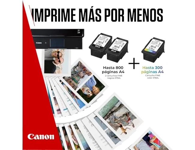 Canon Multipack de Cartuchos de Tinta PG-575XL/CL-576XL