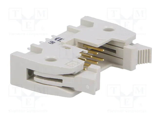 HARTING Conector IDC SEK de 10 pines recto, macho, THT, gris HARTING Conector IDC SEK de 10 pines recto, macho, THT, gris
