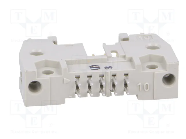 HARTING Conector IDC SEK de 10 pines recto, macho, THT, gris HARTING Conector IDC SEK de 10 pines recto, macho, THT, gris