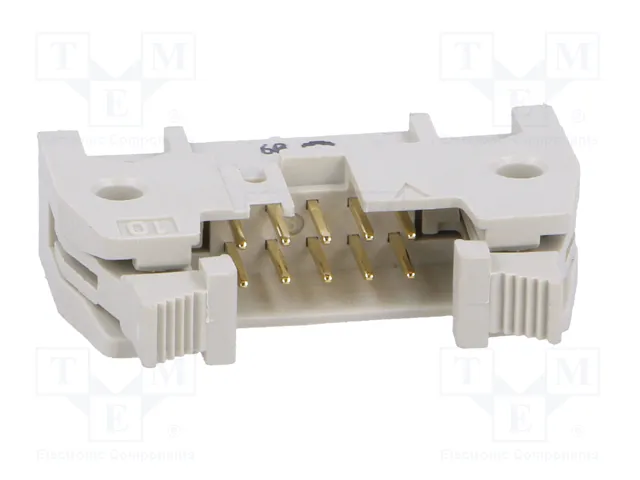 HARTING Conector IDC SEK de 10 pines recto, macho, THT, gris HARTING Conector IDC SEK de 10 pines recto, macho, THT, gris