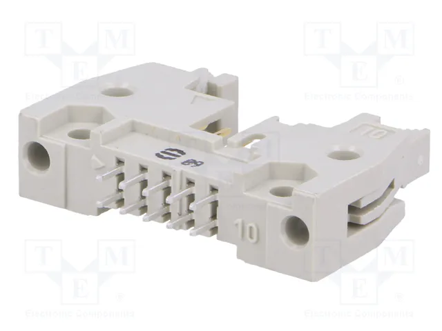 HARTING Conector IDC SEK de 10 pines recto, macho, THT, gris HARTING Conector IDC SEK de 10 pines recto, macho, THT, gris