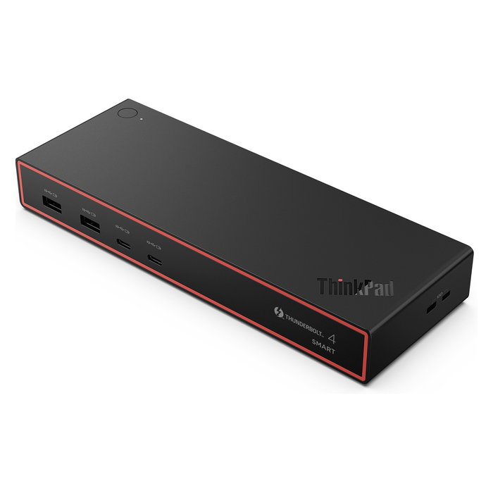 Lenovo ThinkPad Thunderbolt 4 Smart Dock G2 7500 - Puerto Docking con 100W PD, HDMI 2.1, DP 1.4, Ethernet 2.5Gb/s, 4 Monitores - Negro