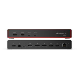 Lenovo Thunderbolt 4 Smart Dock G2, Docking Station 135W con 4 Pantallas, 8K HDMI 2.1, Ethernet 2.5 GbE, USB-C, Carga 100W, Puerto Kensington, Negro - Ref: 7500