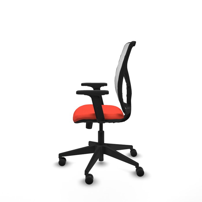 PIQUERAS Y CRESPO Silla de oficina Motilla con mecanismo Sincro, Naranja oscuro y Blanco PIQUERAS Y CRESPO Silla de oficina Motilla con mecanismo Sincro, Naranja oscuro y Blanco