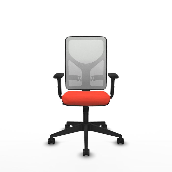 PIQUERAS Y CRESPO Silla de oficina Motilla con mecanismo Sincro, Naranja oscuro y Blanco PIQUERAS Y CRESPO Silla de oficina Motilla con mecanismo Sincro, Naranja oscuro y Blanco