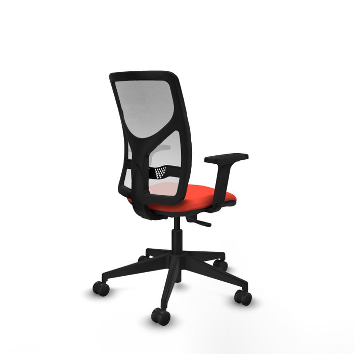 PIQUERAS Y CRESPO Silla de oficina Motilla con mecanismo Sincro, Naranja oscuro y Blanco PIQUERAS Y CRESPO Silla de oficina Motilla con mecanismo Sincro, Naranja oscuro y Blanco