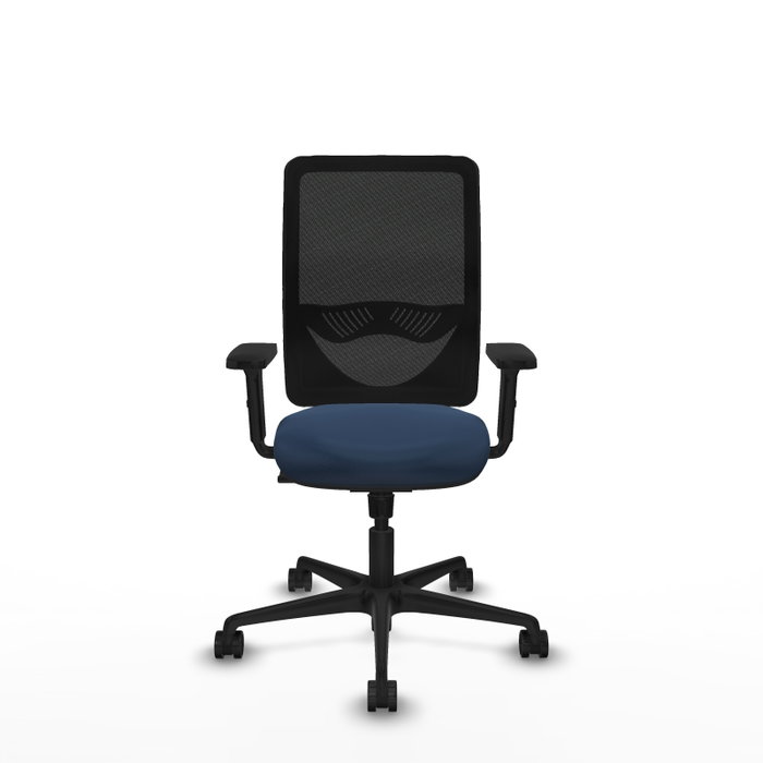PIQUERAS Y CRESPO Silla de oficina Zulema con mecanismo Sincro, Azul marino y Negro PIQUERAS Y CRESPO Silla de oficina Zulema con mecanismo Sincro, Azul marino y Negro