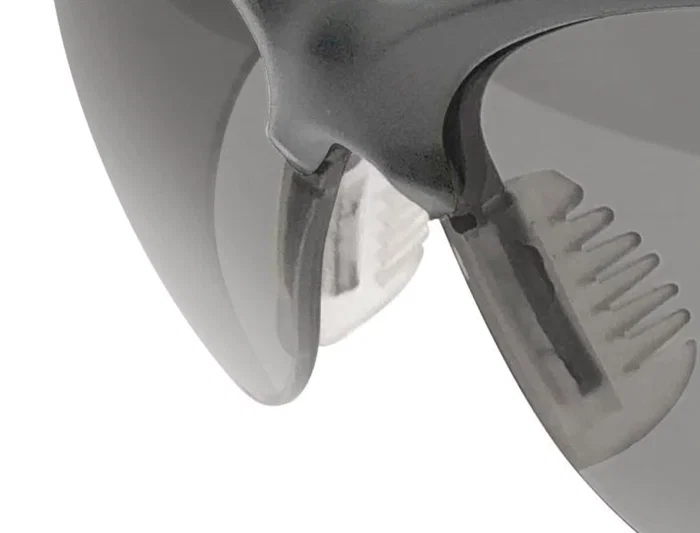 Deltaplus Gafas de protección policarbonato ahumado diseño deportivo UV400 norma EN166 EN172 ANSI-ISEA Z87.1