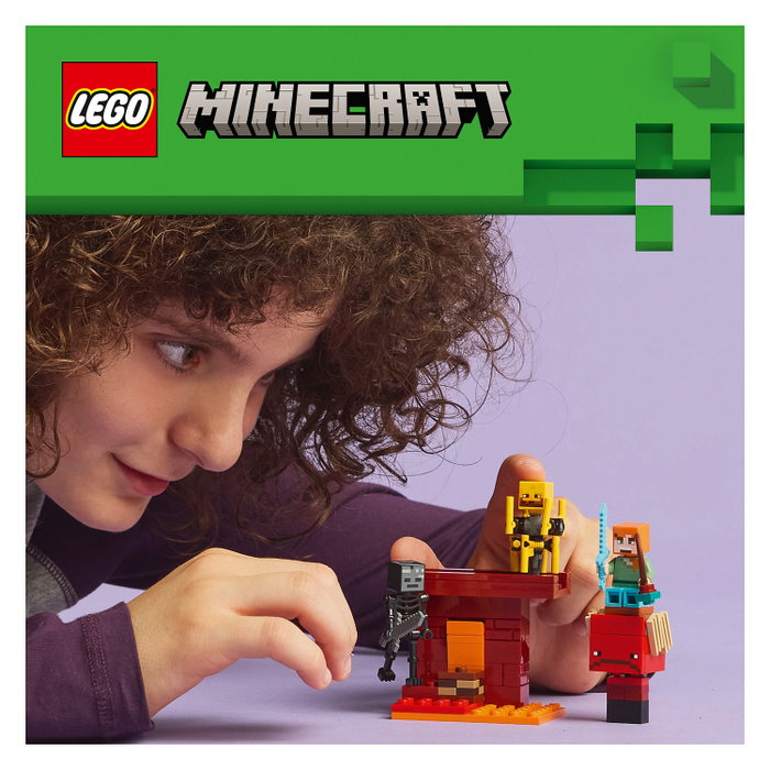 LEGO Minecraft La Batalla de Lava del Inframundo 21266