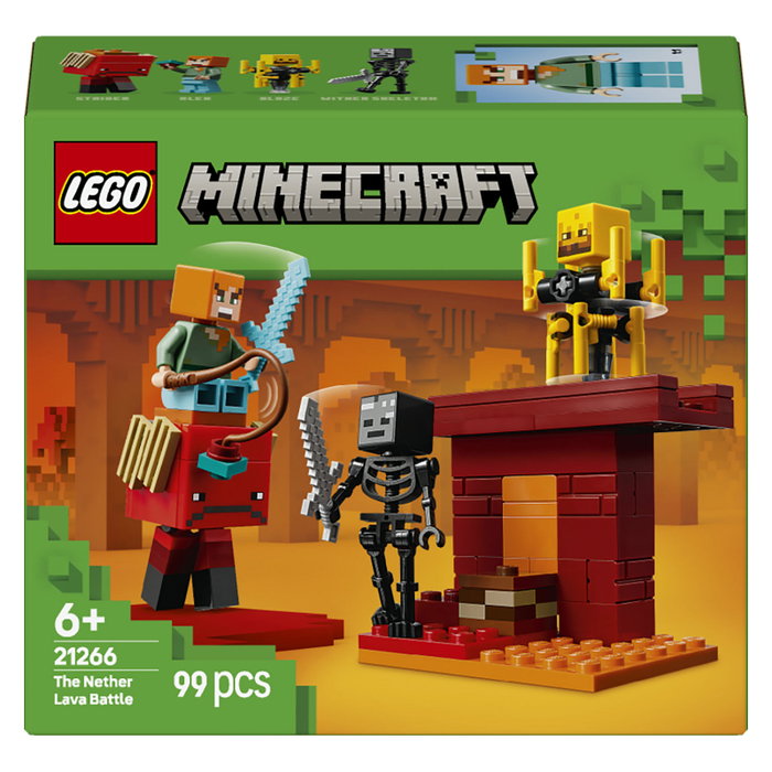 LEGO Minecraft La Batalla de Lava del Inframundo 21266