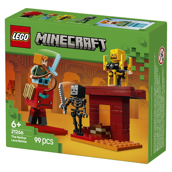 LEGO Minecraft La Batalla de Lava del Inframundo 21266