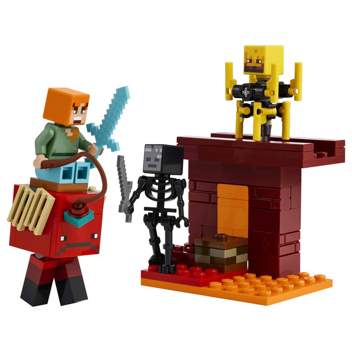 LEGO Minecraft La Batalla de Lava del Inframundo 21266