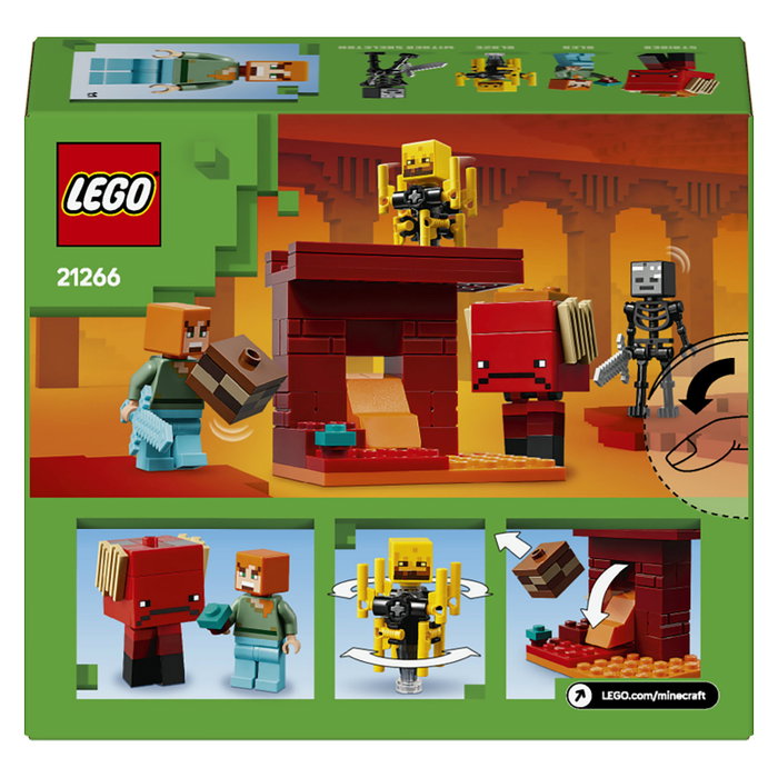 LEGO Minecraft La Batalla de Lava del Inframundo 21266