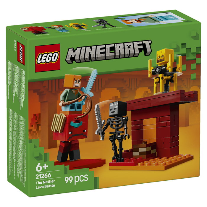 LEGO Minecraft La Batalla de Lava del Inframundo 21266