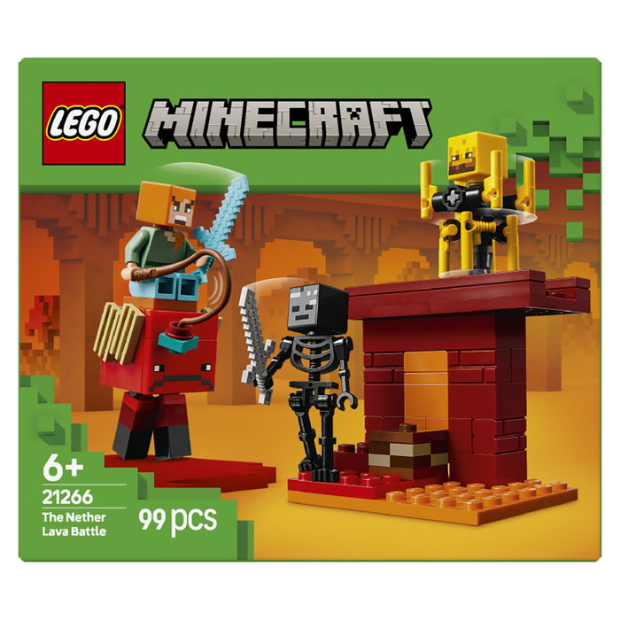 LEGO Minecraft La Batalla de Lava del Inframundo 21266