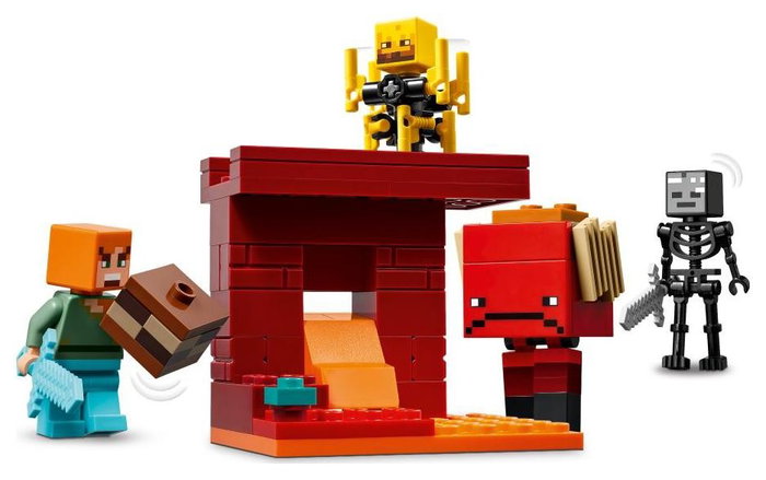 LEGO Minecraft La Batalla de Lava del Inframundo 21266
