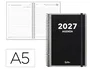 Liderpapel Agenda de oficina 2027 día por página A5 espiral bilingüe