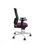 PIQUERAS Y CRESPO Silla de oficina Horna con Mecanismo Sincro, Morado y Negro