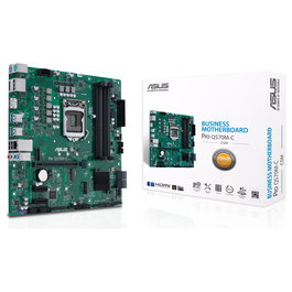 ASUS PRO Q570M-C/CSM Placa Base con Chipset Intel Q570 para Procesadores Intel LGA 1200, Factor de Forma micro ATX