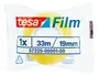 Tesa Cinta Adhesiva Standard 33 m x 19 mm - Transparente para Embalar - Rollo 33 Metros