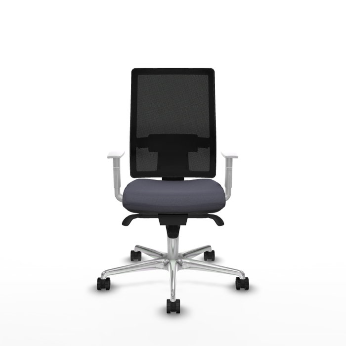 PIQUERAS Y CRESPO Silla de oficina Horna con mecanismo Sincro, Gris oscuro y Negro PIQUERAS Y CRESPO Silla de oficina Horna con mecanismo Sincro, Gris oscuro y Negro