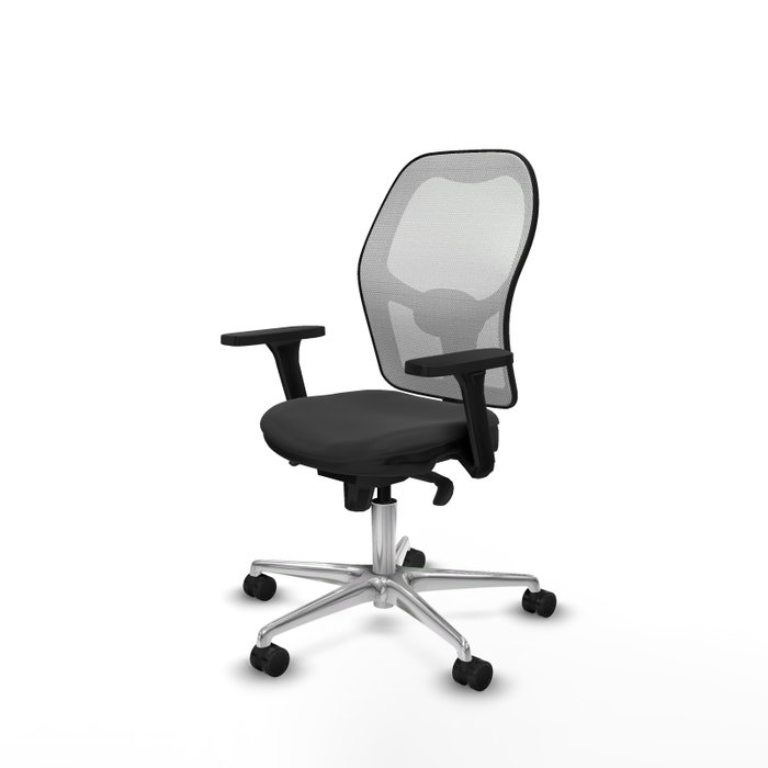 PIQUERAS Y CRESPO Silla de oficina Jorquera con Mecanismo Sincro, Gris oscuro y Blanco PIQUERAS Y CRESPO Silla de oficina Jorquera con Mecanismo Sincro, Gris oscuro y Blanco