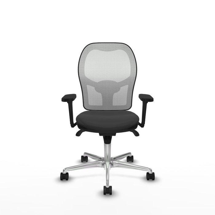 PIQUERAS Y CRESPO Silla de oficina Jorquera con Mecanismo Sincro, Gris oscuro y Blanco PIQUERAS Y CRESPO Silla de oficina Jorquera con Mecanismo Sincro, Gris oscuro y Blanco