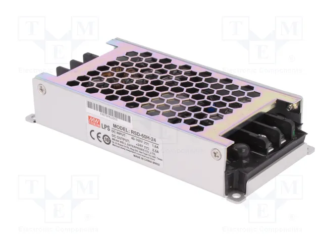 MEAN WELL RSD-60H-24 Convertidor DC/DC 60W 24V DC MEAN WELL RSD-60H-24 Convertidor DC/DC 60W 24V DC