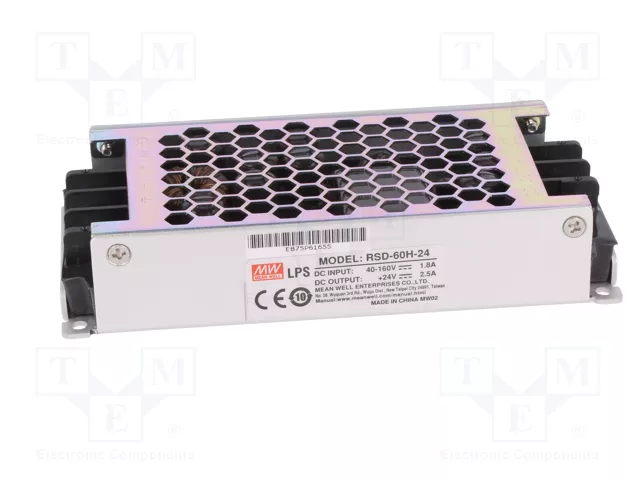 MEAN WELL RSD-60H-24 Convertidor DC/DC 60W 24V DC MEAN WELL RSD-60H-24 Convertidor DC/DC 60W 24V DC
