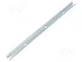 FIBOX Carril DIN TS15 de acero y zinc 240x15mm