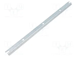FIBOX Carril DIN TS15 de acero y zinc 240x15mm