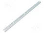 FIBOX Carril DIN TS15 de acero y zinc 240x15mm