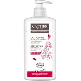 Cattier Leche Corporal Revitalizante - 500 ml - Hidratante, Revitalizante con Aceite de Cártamo - Vegano