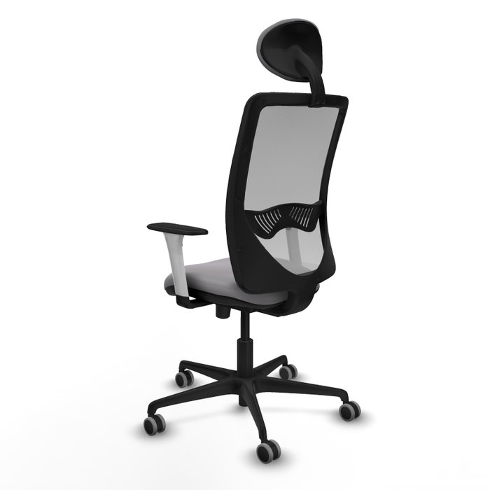 PIQUERAS Y CRESPO Silla de Oficina Zulema Gris con Mecanismo Sincro/Traslack